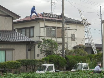 瓦棟積替え工事5