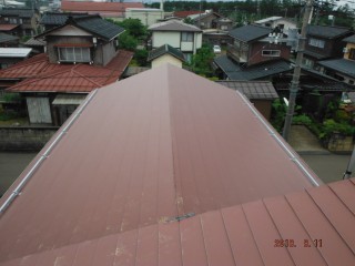 屋根葺き替え完成後