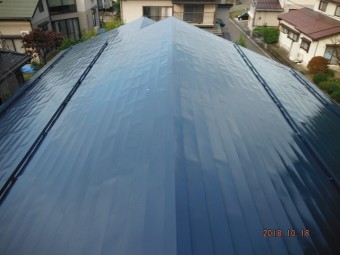 屋根塗装後2