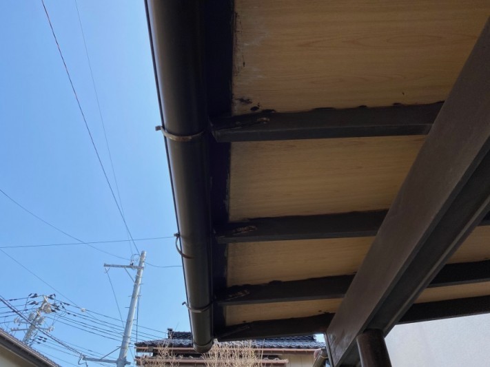 雨樋受け金具錆び